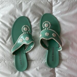 Jack Rogers Women's Mint Green Sandals - Jelly Sandals